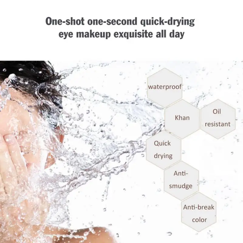 Подводка-карандаш водостойкая быстросохнущая натуральная для глаз Стойкая