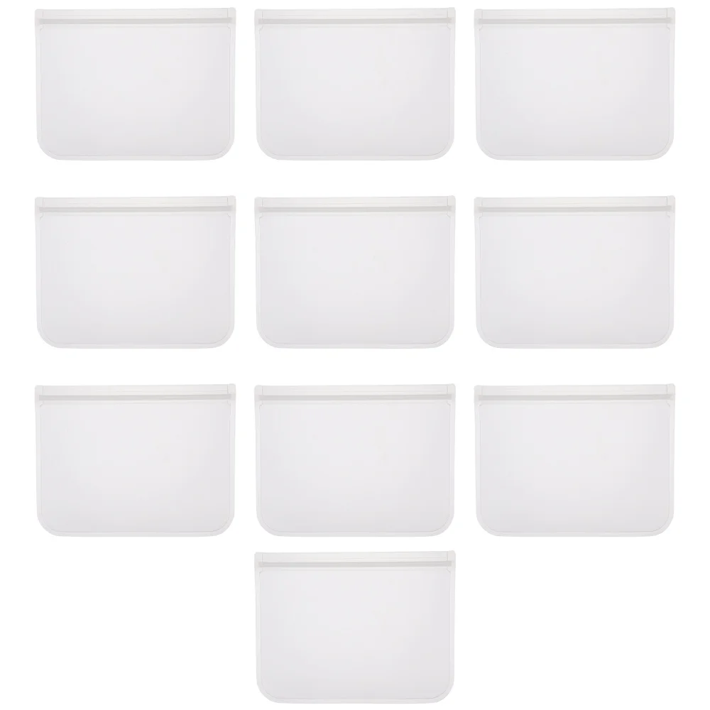 

10Pcs Kitchen Food Fresh-keeping Bags Reusable Refrigerator Storage Bags