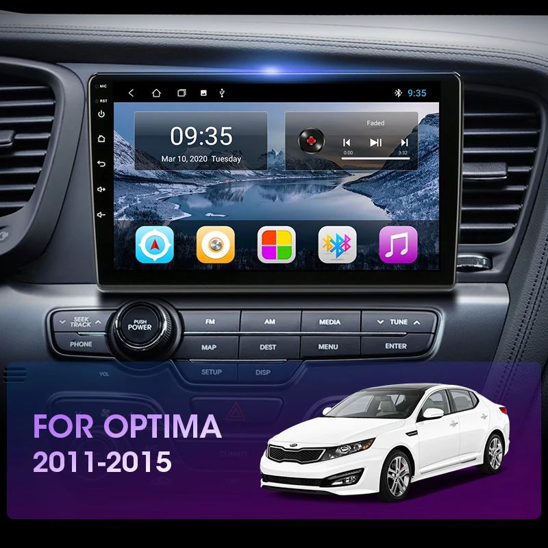 Vtopek автомобильный Радио стерео Android 9 0 для Kia Optima 3 K5 2011 2014 Мультимедиа Видео плеер