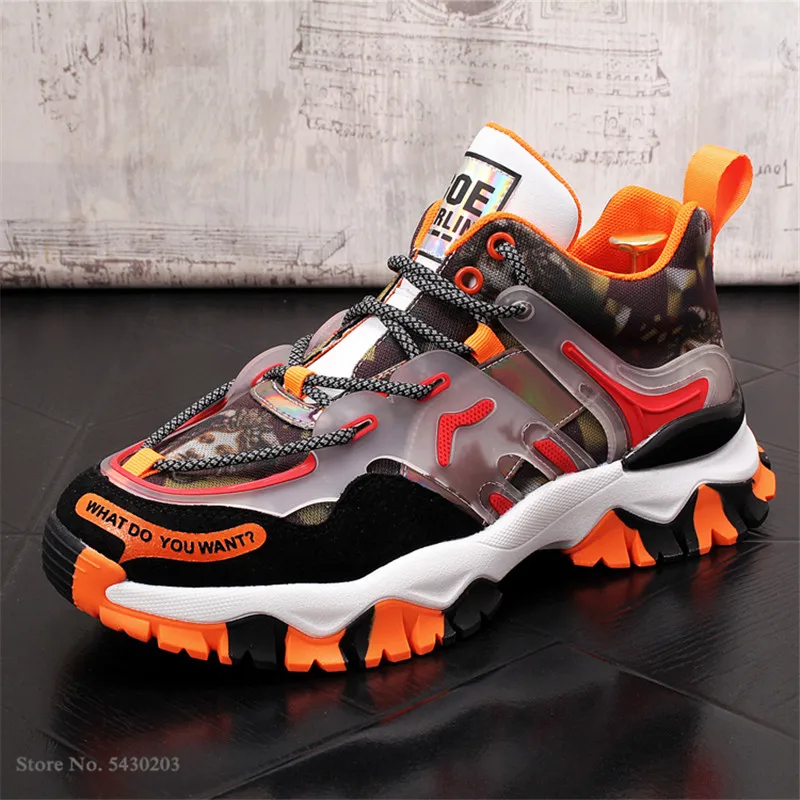 New Designer Men's Shoes Print Punk Hip Hop Casual Fashion High Tops Sneakers Height Increasing Zapatillas | Обувь