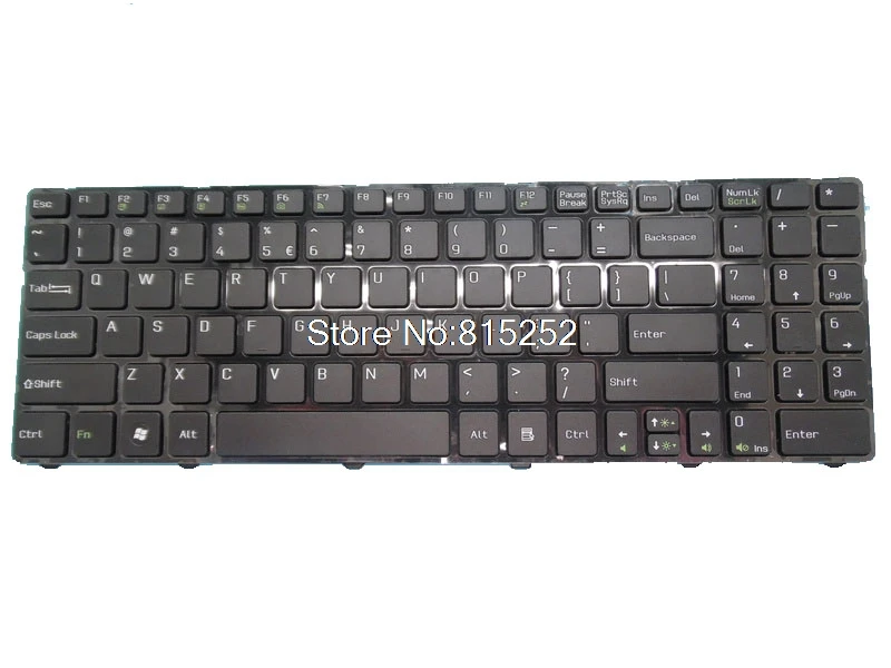 

Клавиатура для ноутбука MEDION AKOYA E7220 MD98740, черная с рамкой, США
