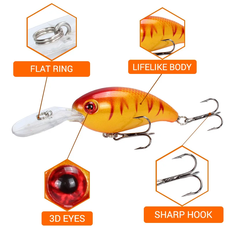 

Outdoor Fishing Pesca Sinking Wobblers Fishing Lures Jointed Crankbait Swimbait Hard Artificial Bait Fishing Tackle Lure Baits