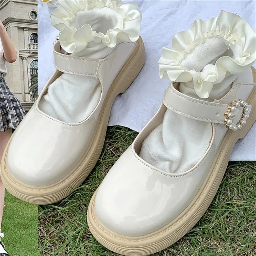 

Luxury Designer Platform Women Shoes Girls Buckle Strap Mary Jane Shoes Female Ladies Pumps Lolita Shoes Women Chaussure Femme