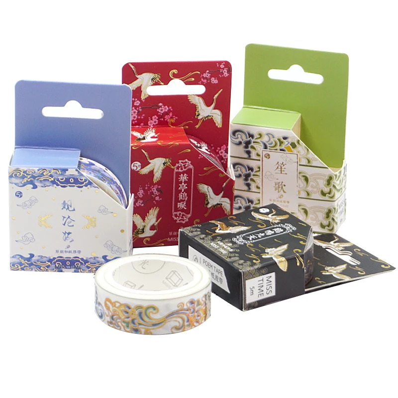 1 шт Высокое качество лента Washi пакет в полоску и с рисунками сетка/Цветы