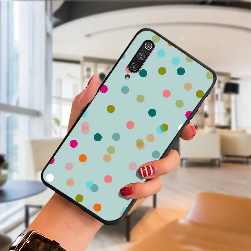 

Polka Dots Phone Case For Huawei P Y Nova mate Y6 9 7 5 prime mate20 lite nova 3E 3I Cover Fundas Coque