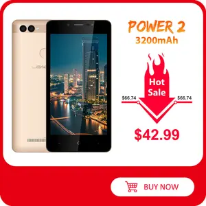 Смартфон LEAGOO POWER 2, 2 ГБ+16 ГБ, двойная камера, 3200 мАч, Android 8.1, MT6580A четыре ядра, 5-дюймовый экран HD, распознавание лица и отпечатков пальцев