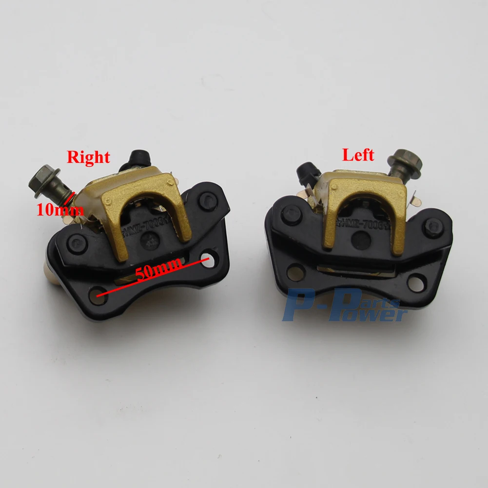 Левый Правый передний дисковый тормозной суппорт с колодками для 50 куб. См 70 110