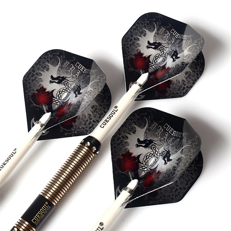 CUESOUL 3 шт. 23 г Дракон серии дротики стальной наконечник с медный бочонок