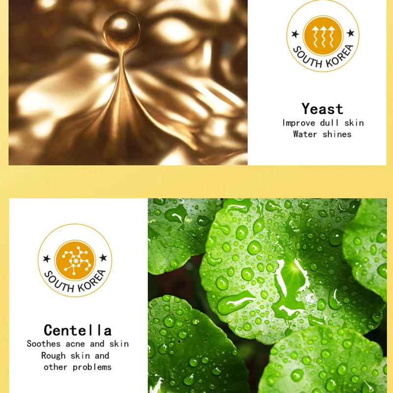 6pcs/Set Honey Peptide Hydra Cleansing Mask Moisturizing Oil-Control Anti-Aging Whitening Depth Replenishment Wrapped | Красота и
