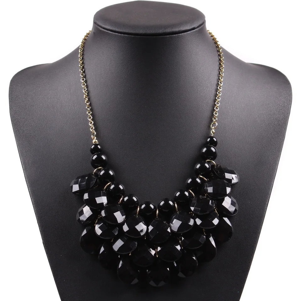 Ожерелье с пузырьками женское ювелирное изделие акриловое ожерелье из бисера