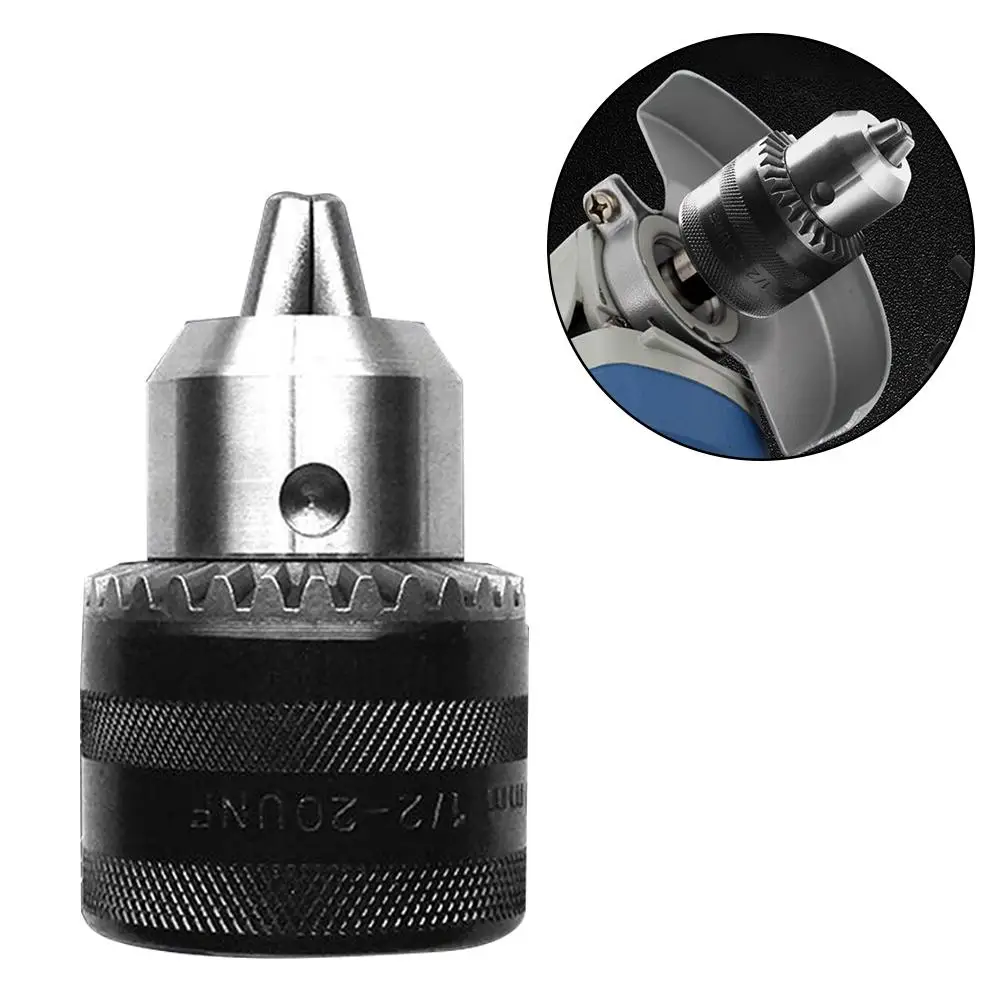 Drill Chuck Heavy Duty Convert Impact Driver and Wrench to Angle Grinder Iron Chucks 10MM with 1/4 #CO | Инструменты