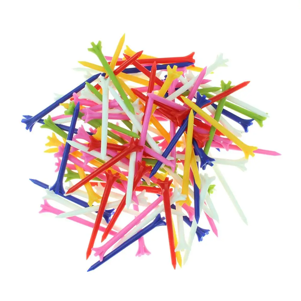 10 шт./упак. многоцветный Профессиональный Нулевое трение 5 зубец 83 мм Гольф