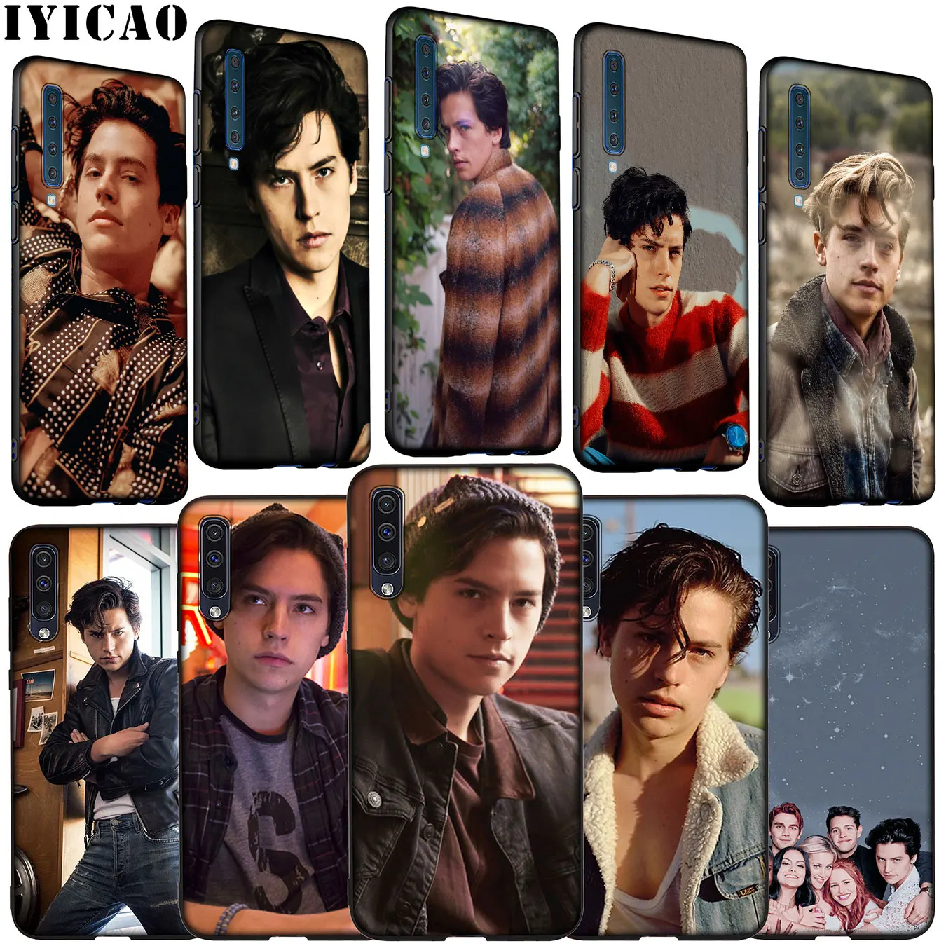 IYICAO Cole Sprouse Riverdale Soft Silicone Case for Samsung Galaxy A70 A60 A50 A40 A30 A20 A10 M10 M20 M30 M40 A20E Cover |