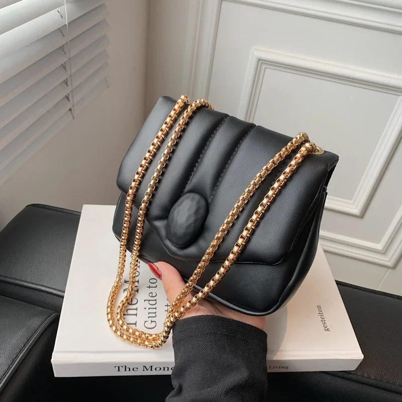 

Brand Fashion Ladies Handbag Flap Design Style Women Crossbody Bag Chain Strap
