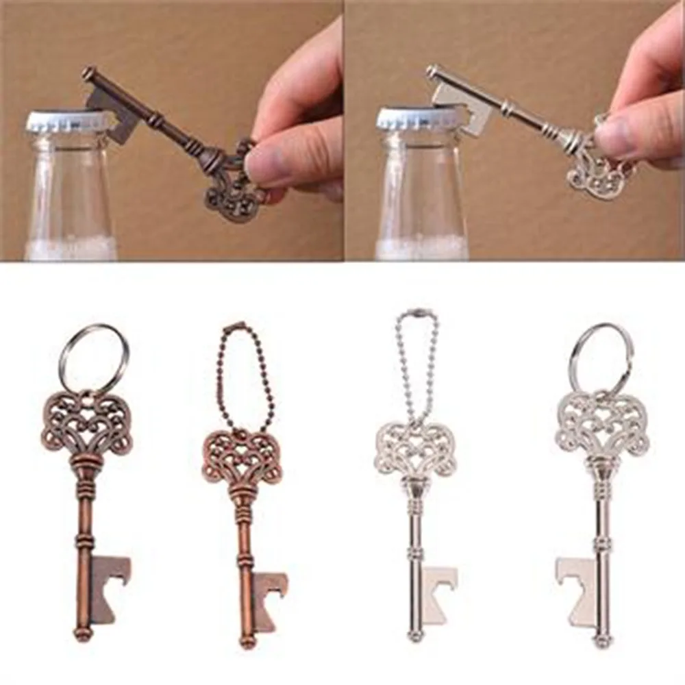 1 шт. креативный портативный винтажный брелок в форме ключа металлический