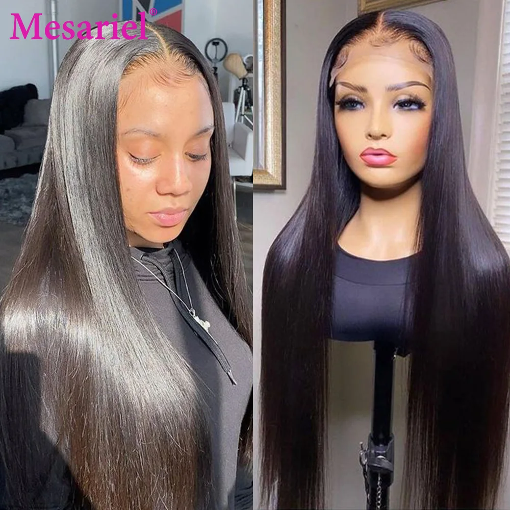 Парик фронтальный на сетке HD прозрачные передние искусственные волосы 13x 4