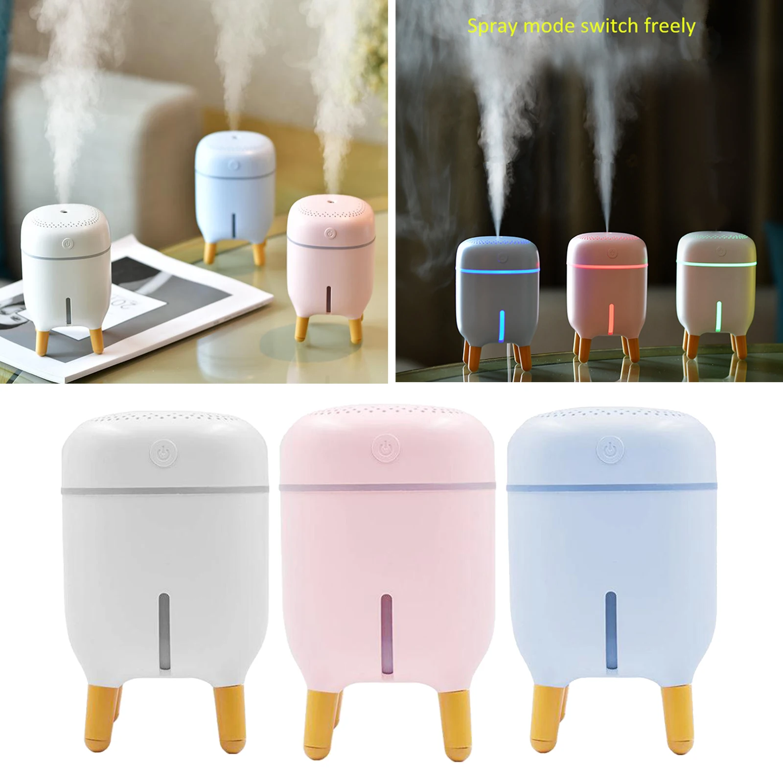 

Portable Air Humidifier USB Mini Aromatherapy Diffuser for Home Office