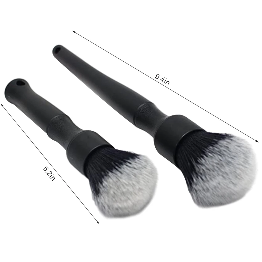 

2PCS Car Super Soft Cleaning Brush Detailing Brushes Crevice Brush Car Cleaning Gap Dashboard Air Vent Detailing Clean Car Tools