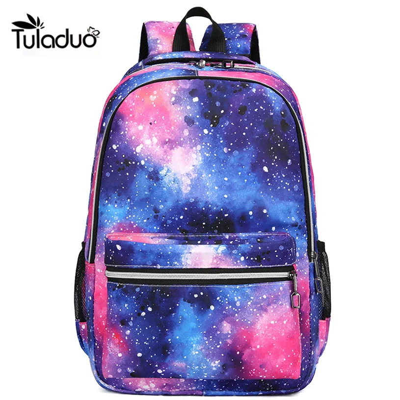 

2022 New Luminous Package High Capacity Nylon Female Travel Daypack Laptop Backpack Schoolbags Casual Rucksack