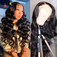 body lace front human hair wigs pre plucked brazilian body wave lace frontal wigs for black women