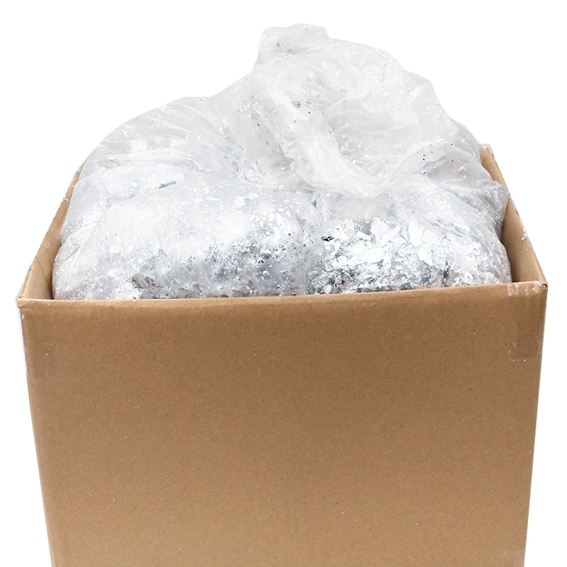 1 кг имитация серебряных хлопьев блестящий алюминиевый лист осколк для стены