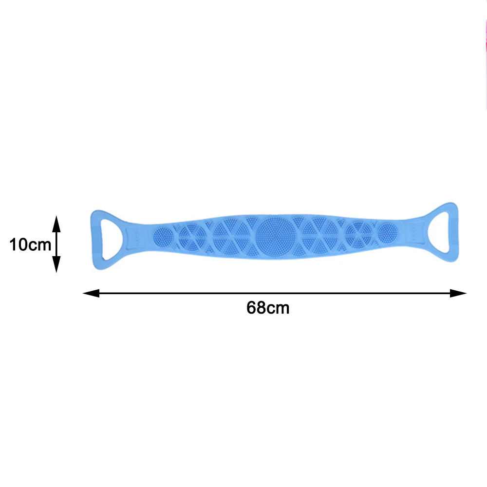 Портативная силиконовая Массажная полоса для чистки тела двухсторонний