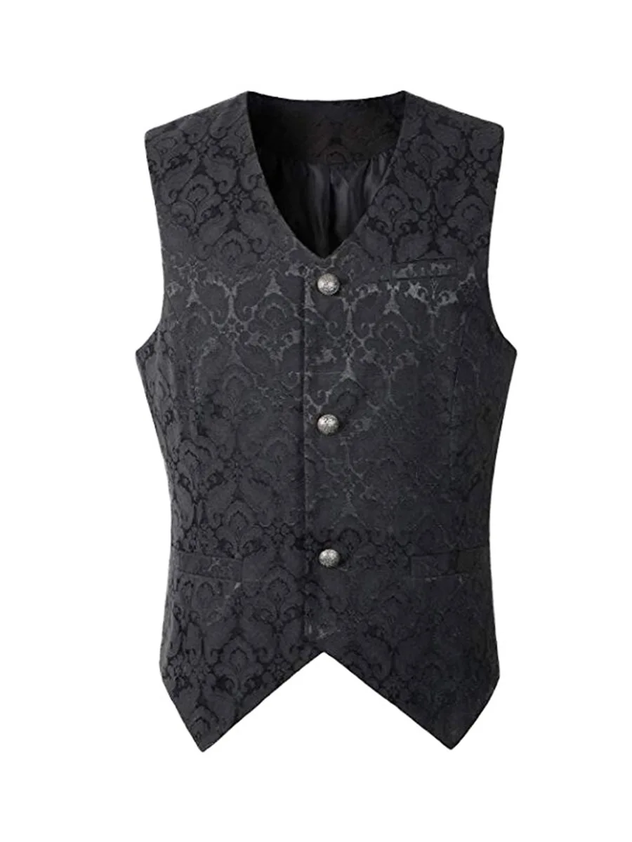 Мужской повседневный костюм в стиле ретро средневековый Готический жилет