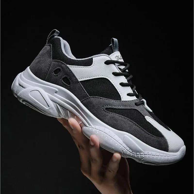 Новые дышащие сетчатые легкие кроссовки для бега мужчин прогулок спортивные