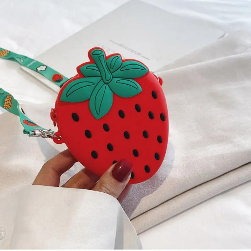 

Women Cute Fruit Shape Shoulder Crossbody Bag PU Leather Purse Small Tote Satche X5XA