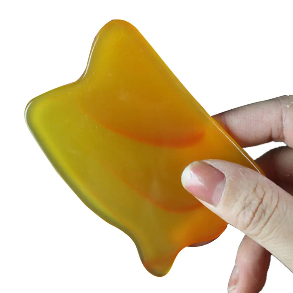 Массажер-тарелка гуаша натуральный пчелиный воск для очистки глаз SPA уход за