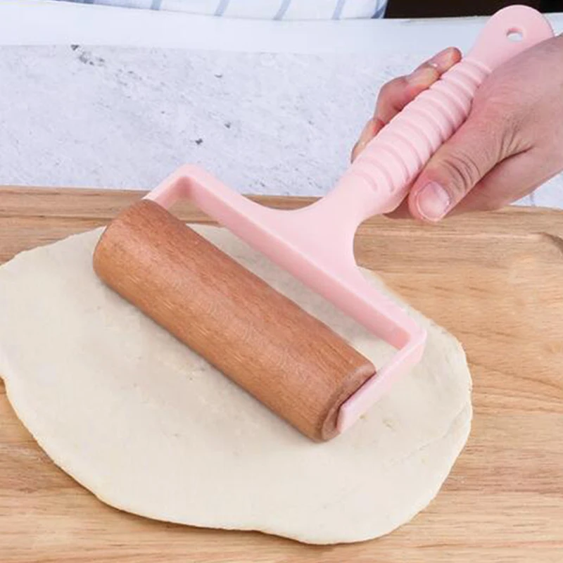 

Kitchen Baking Rolling Pin Wooden non-stick Rolling Pin Manual Pastry Tool Kitchen Baking Tool multi-purpose Easy To Clean