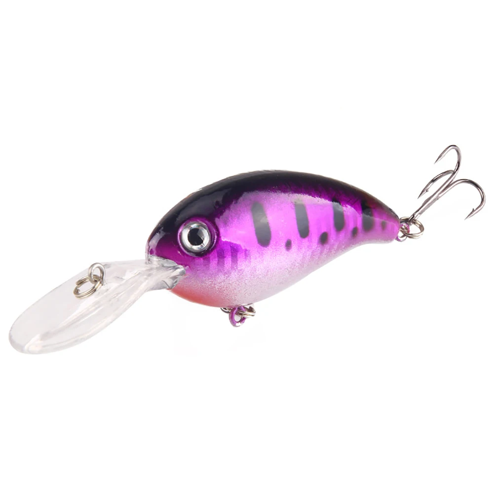 1Pcs 10cm hard bait fishing Wobbler Artificial Crank Bait Bass trout Lure pike minnow tackle with 3D Eyes | Спорт и развлечения
