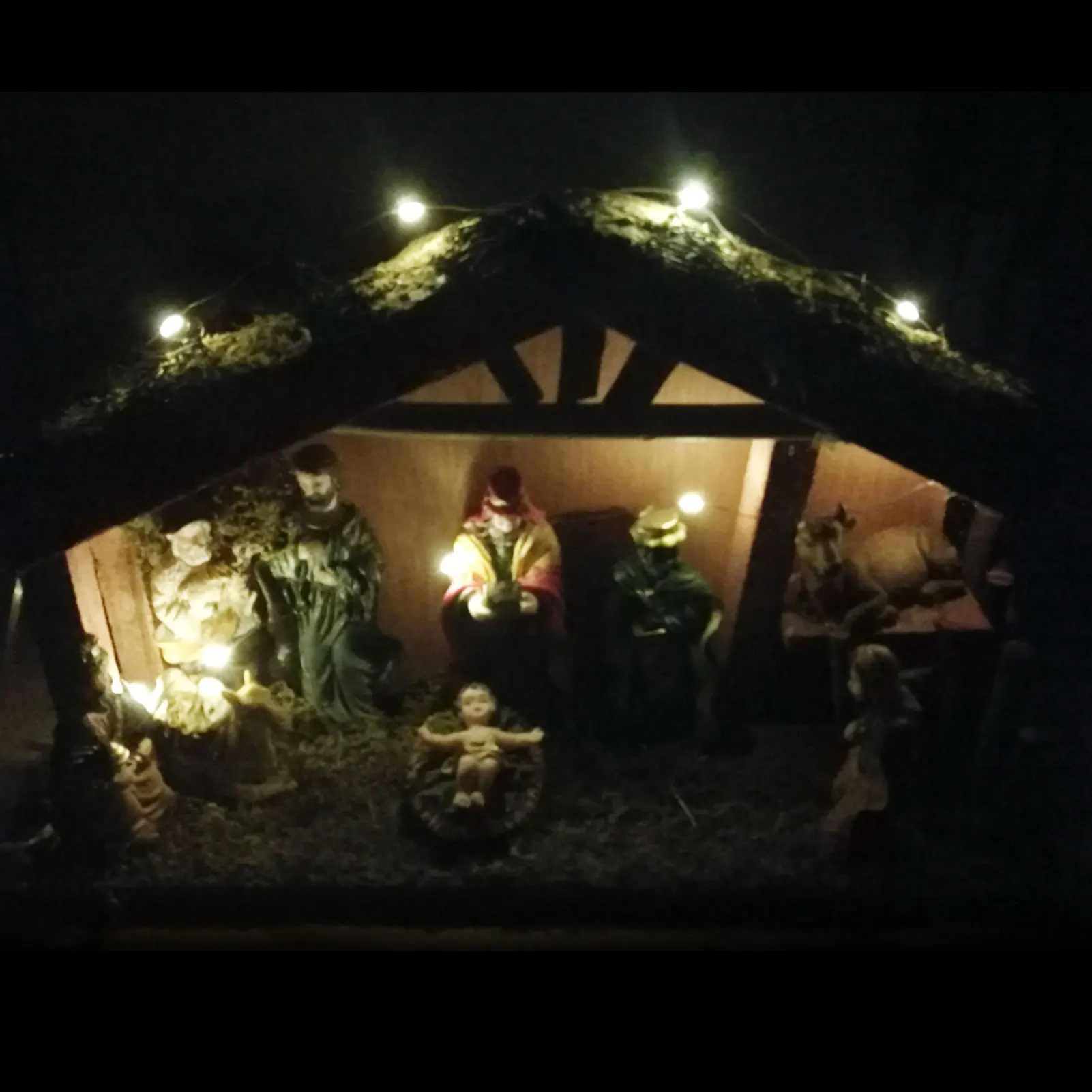 

Nativity Mini Ornament Religious Durable Handmade Resin Church Xmas Gift Crafts Home Decor Personality Miniatures Beautiful 2021