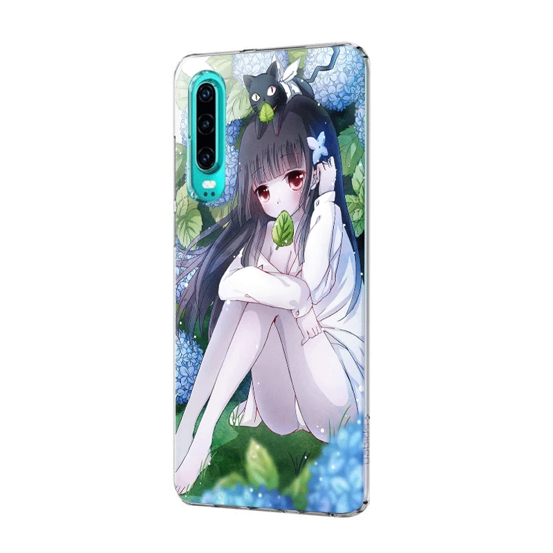 Женский чехол для Huawei P30 P20 P10 P9 P8 P Sart Z Lite Pro Жесткий Чехол Sankarea незакрашенная
