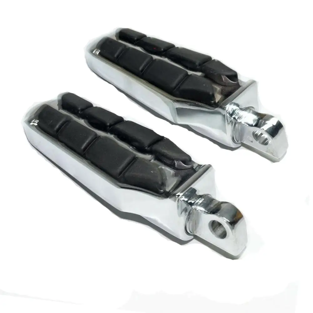 Male Mount Motorcycle Rubber Footrest Footpegs Floorboard For Harley Iron XL 883 1200 Street 750 500 Touring Custom Dyna Softail