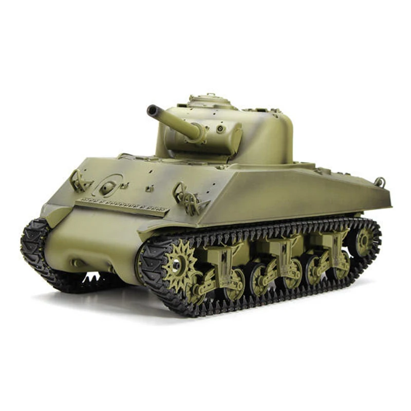 Радиоуправляемая Боевая машина rccity Heng Long 3898 1 2 4G 1/16 US Sherman M4A3|Радиоуправляемые