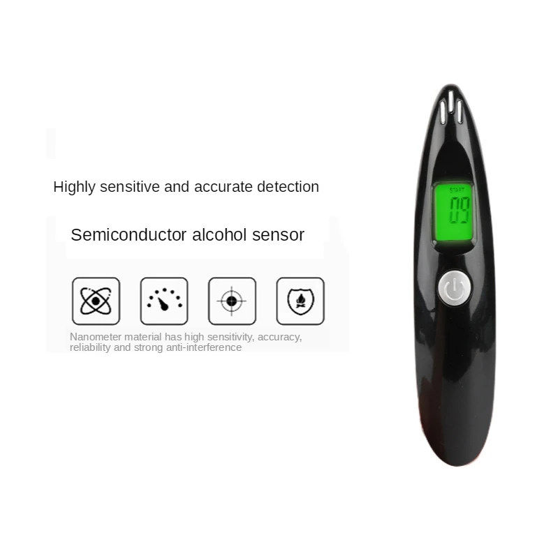 

Цифровой алкотестер AT2800, анализатор дыхания с ЖК-экраном и подсветкой