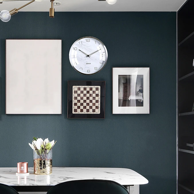 Роскошные Настенные часы в скандинавском стиле Современные Простые бесшумные