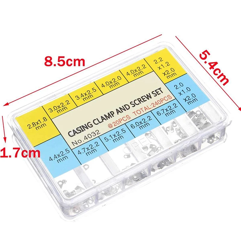 240 шт. хомут для обсадных труб адаптер крепления винтовой шайбы Инструменты