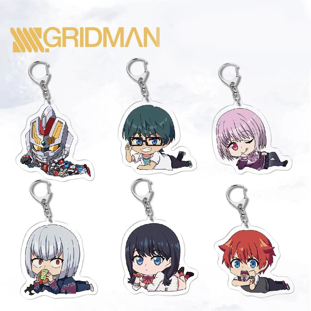 

Ssss.gridman Anime Figure 16Cm Acrylic Cute Keychain Shinjou Akane Hibiki Yuta Utsumi Sh Takarada Rikka Desktop Ornaments Toys