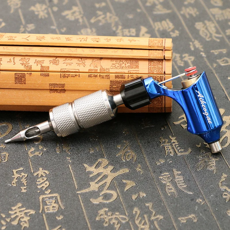 

Rotary Tattoo Machine High Quality Adjustable Stroke Direct Drive RCA Cord Professional Gun Blue Color Machine Tattoo Gun Supply