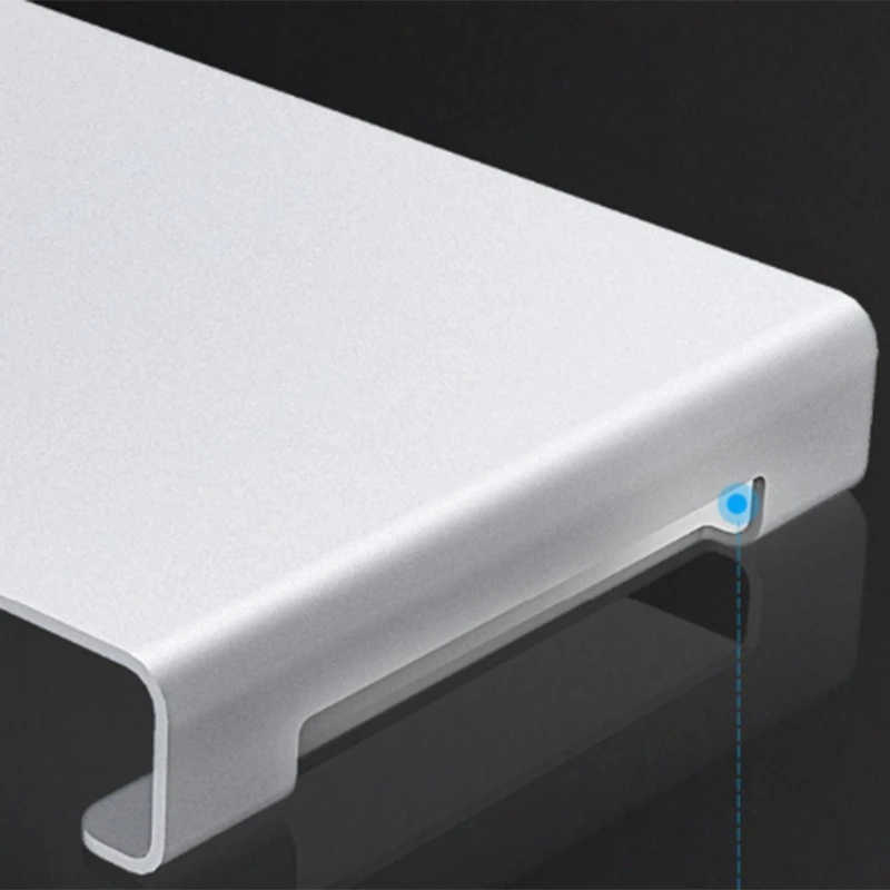 

Aluminum Alloy Monitor Stand Riser Computer Desk Organizer Office Supplies School Computer Heighten Rack Portable Computer Stand