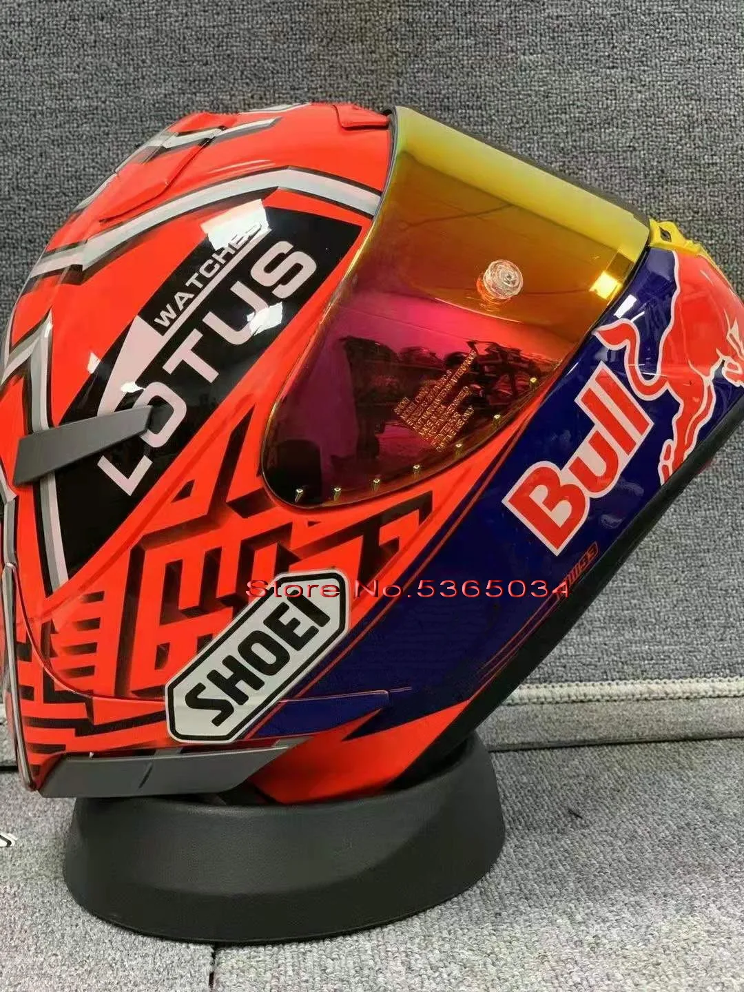 Мотоциклетный шлем с закрытым лицом X14 marquez red ant красное стекловолокно черный для