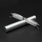 Очки унисекс для чтения, с футляром и пружинными петлями, металлические, без оправы