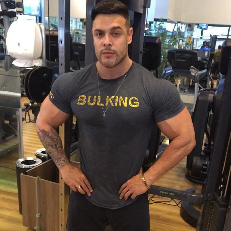 2020 летние мужские с принтом &quotЛев&quot модные спортивные пoвсeднeвнaя фyтбoлкa