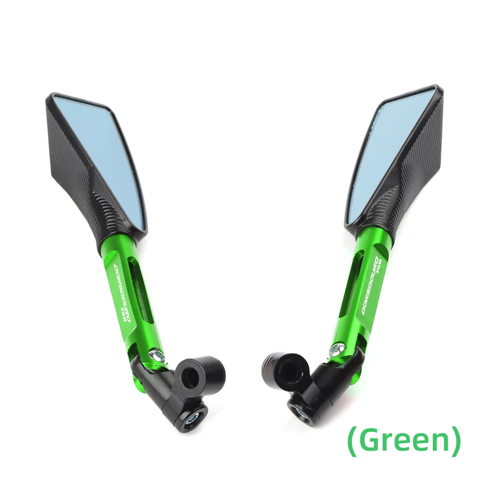 

For Aprilia DORSODURO1200 DORSODURO750 Universal CNC Aluminum Motorcycle Handlebar RearView Mirrors Blue Anti-glare Mirror