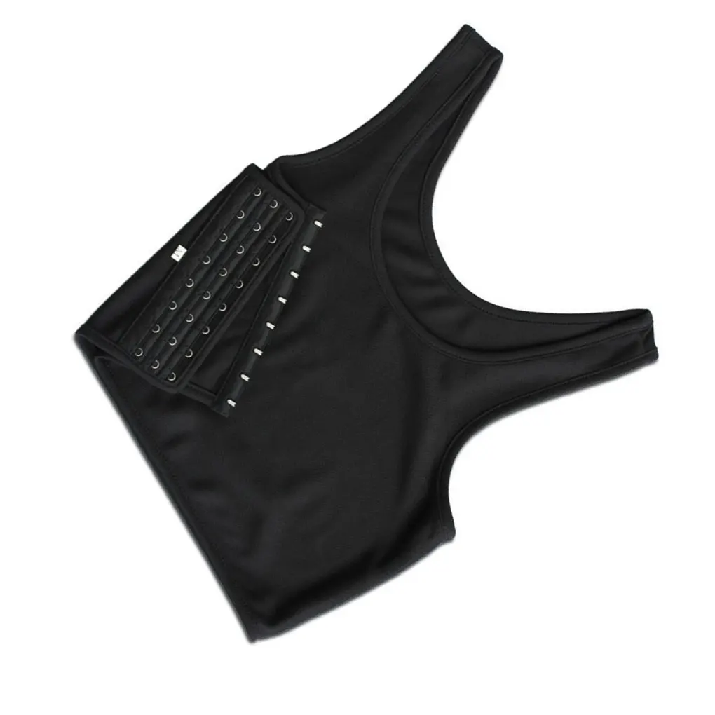 Женский дышащий топ с застежкой на груди короткий жилет боковой пряжкой топы