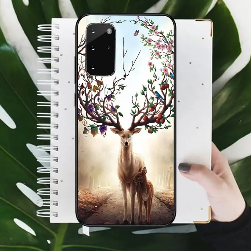 

Arrows Deer Elk painting animal Phone Case For Samsung galaxy S 9 10 20 A 10 21 30 31 40 50 51 71 s note 20 j 4 2018 plus