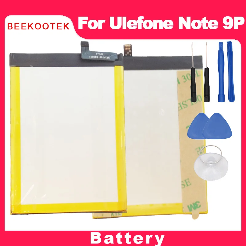 

BEEKOOTEK Original Ulefone Note 9P Battery New 6.52inch Ulefone Note 9P Mobile Phone Battery 4500mAh