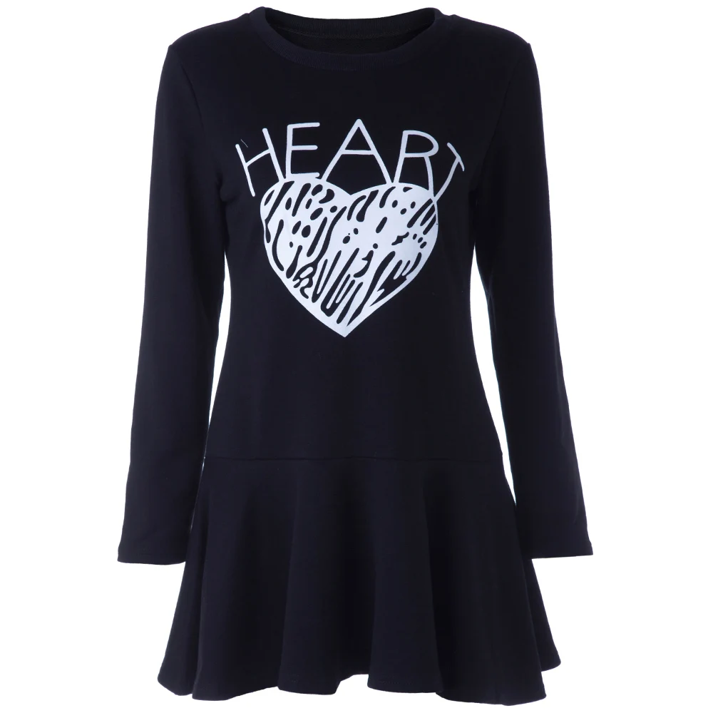 Осенне-зимнее Хлопковое платье-футболка женская одежда летние свободные платья